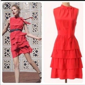 Anthropologie Girls from Savoy Red Dress